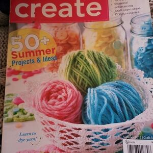Create Magazine - Colorful Yarn Balls Cover